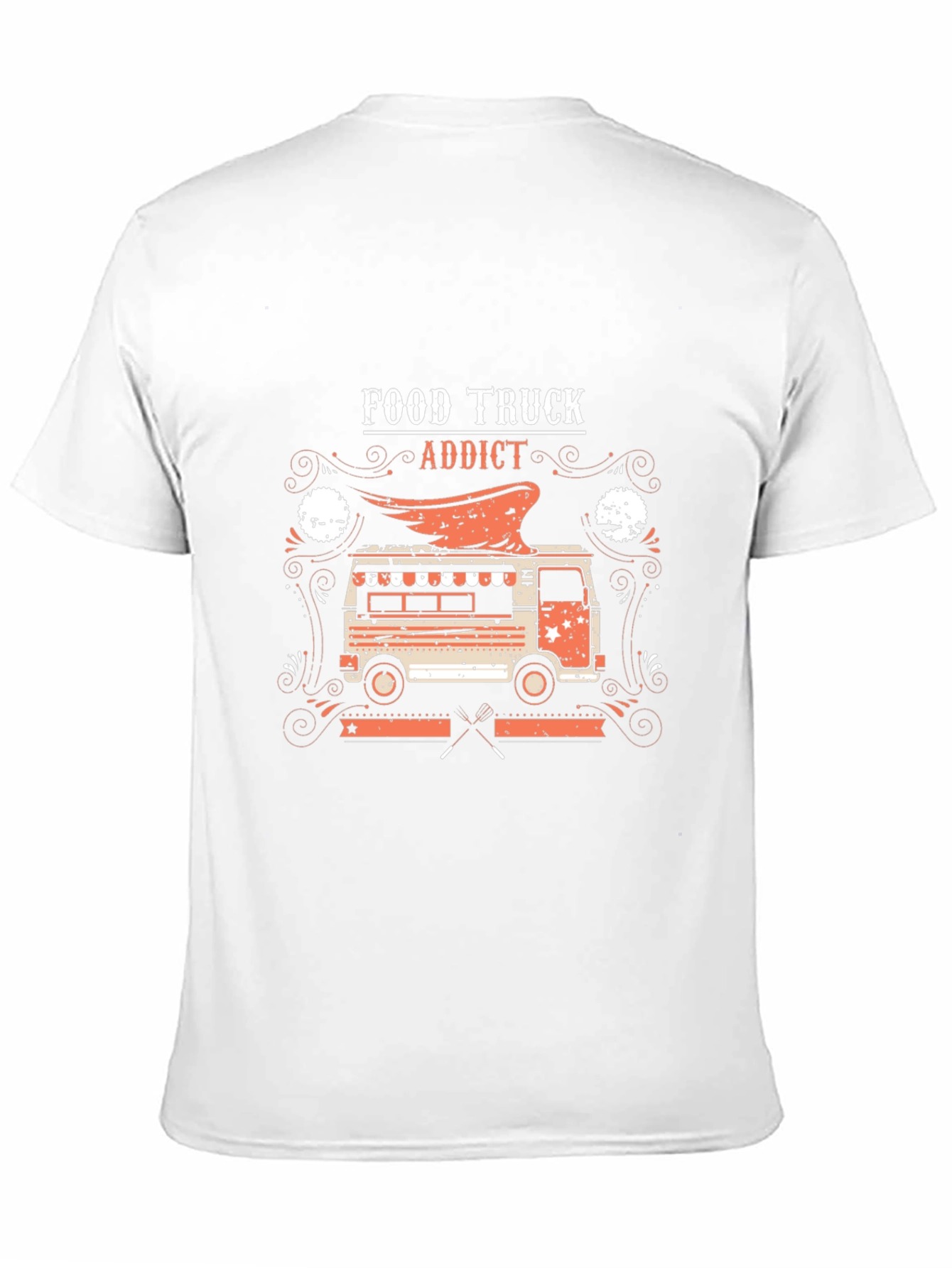 Food Truck Addict Graphic Tee - Black T-Shirt