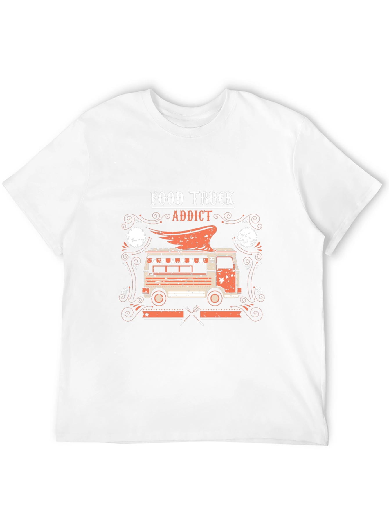 Food Truck Addict Graphic Tee - Black T-Shirt