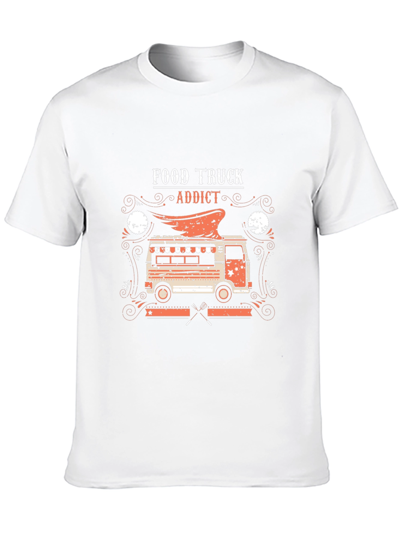 Food Truck Addict Graphic Tee - Black T-Shirt
