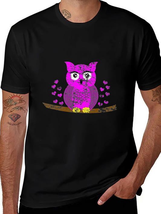 Owl Love T-Shirt - Cute Animal Graphic Tee