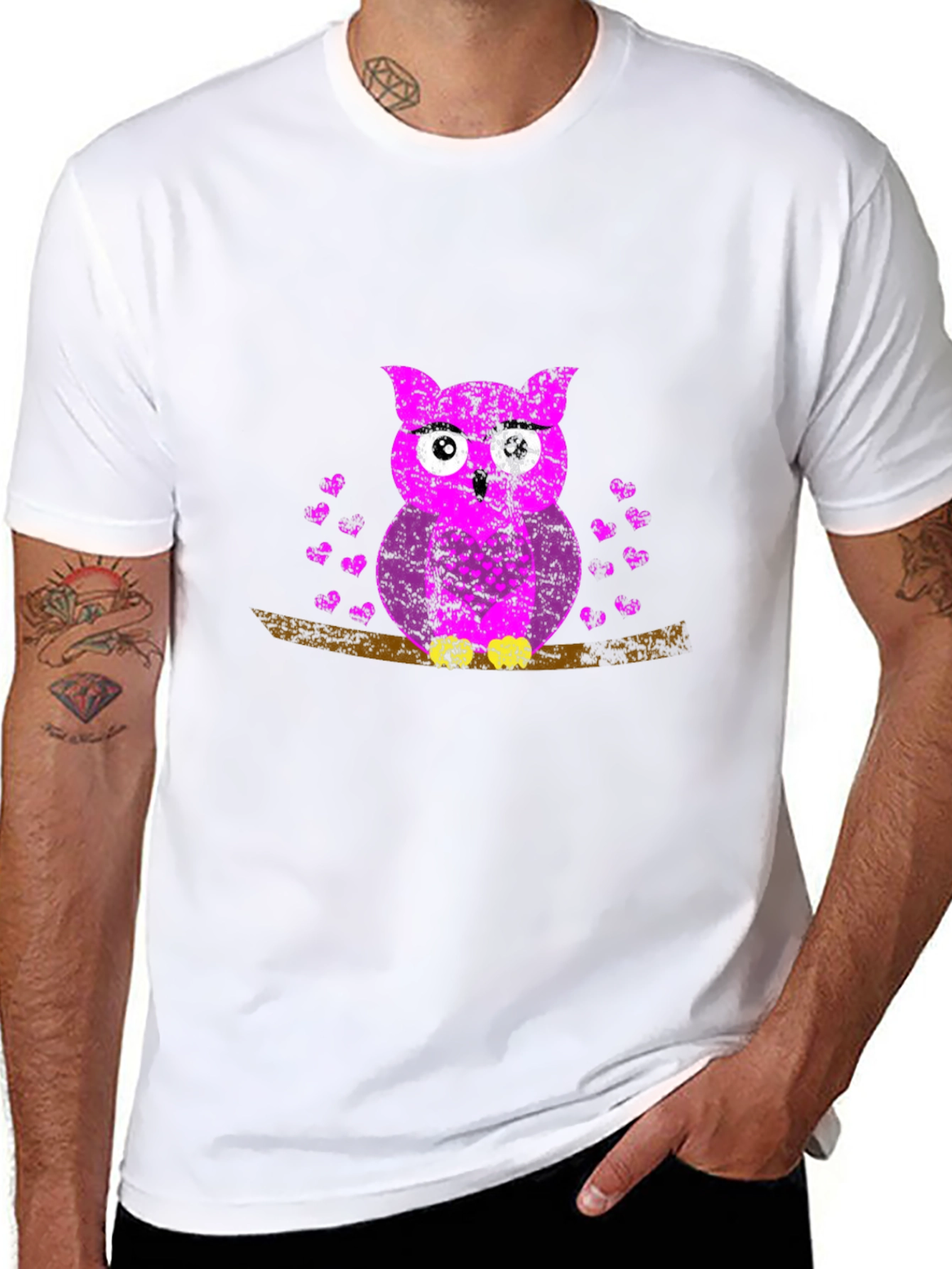 Owl Love T-Shirt - Cute Animal Graphic Tee
