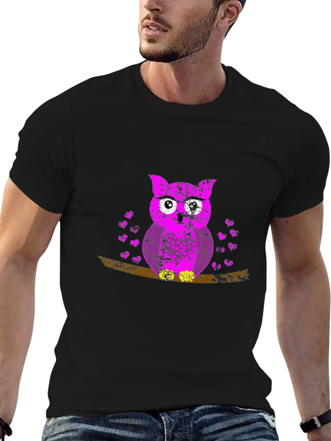 Owl Love T-Shirt - Cute Animal Graphic Tee