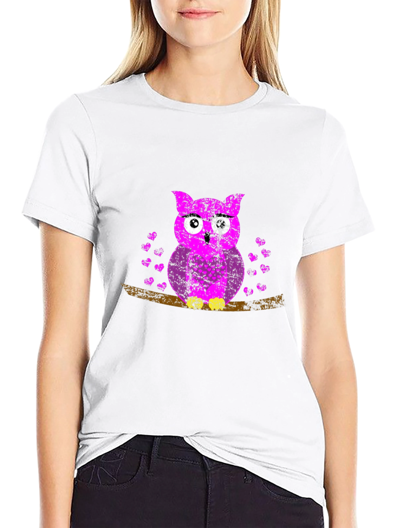 Owl Love T-Shirt - Cute Animal Graphic Tee