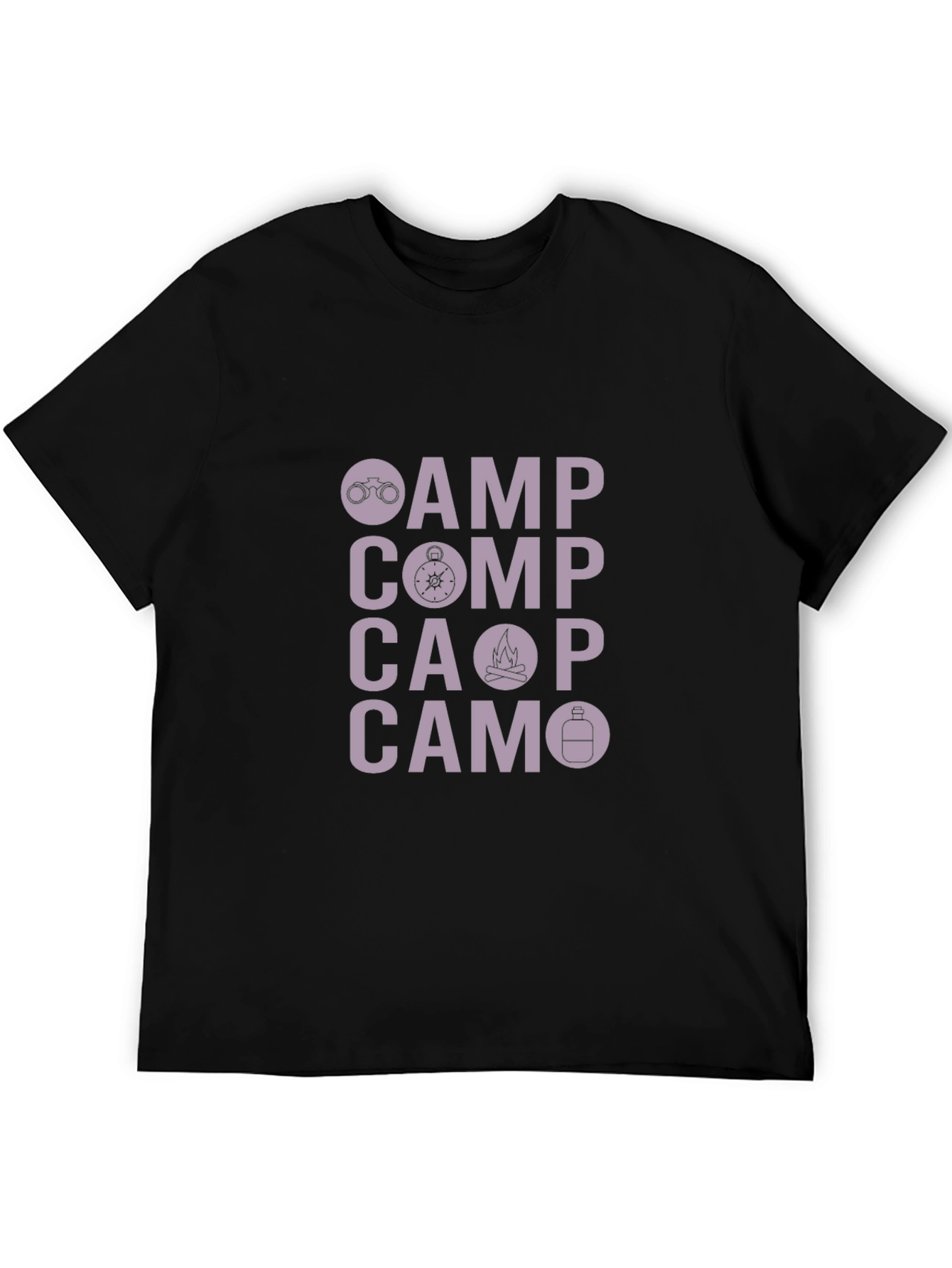 Camping Adventure T-Shirt - Camp Comp Caop Camo