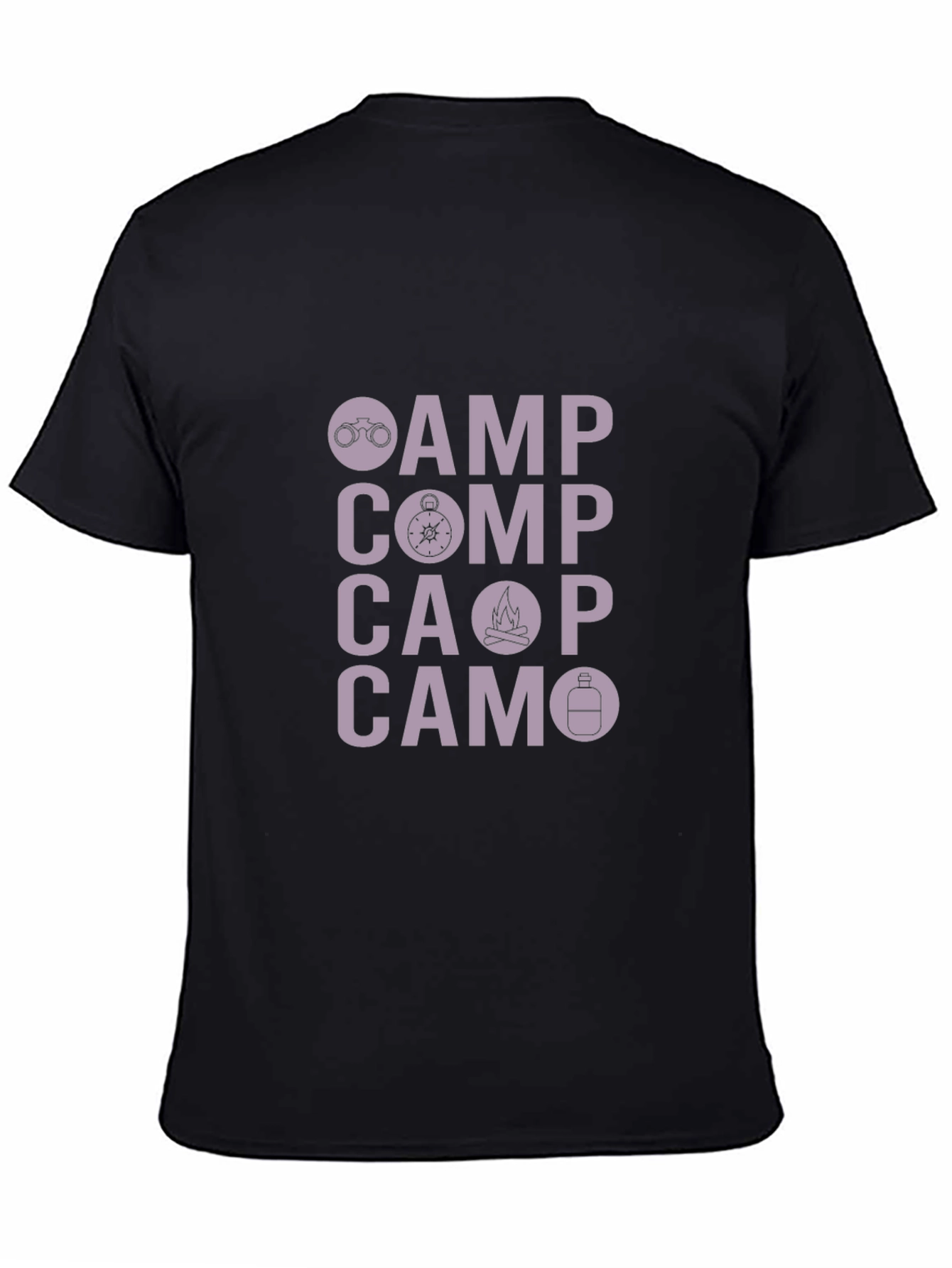 Camping Adventure T-Shirt - Camp Comp Caop Camo