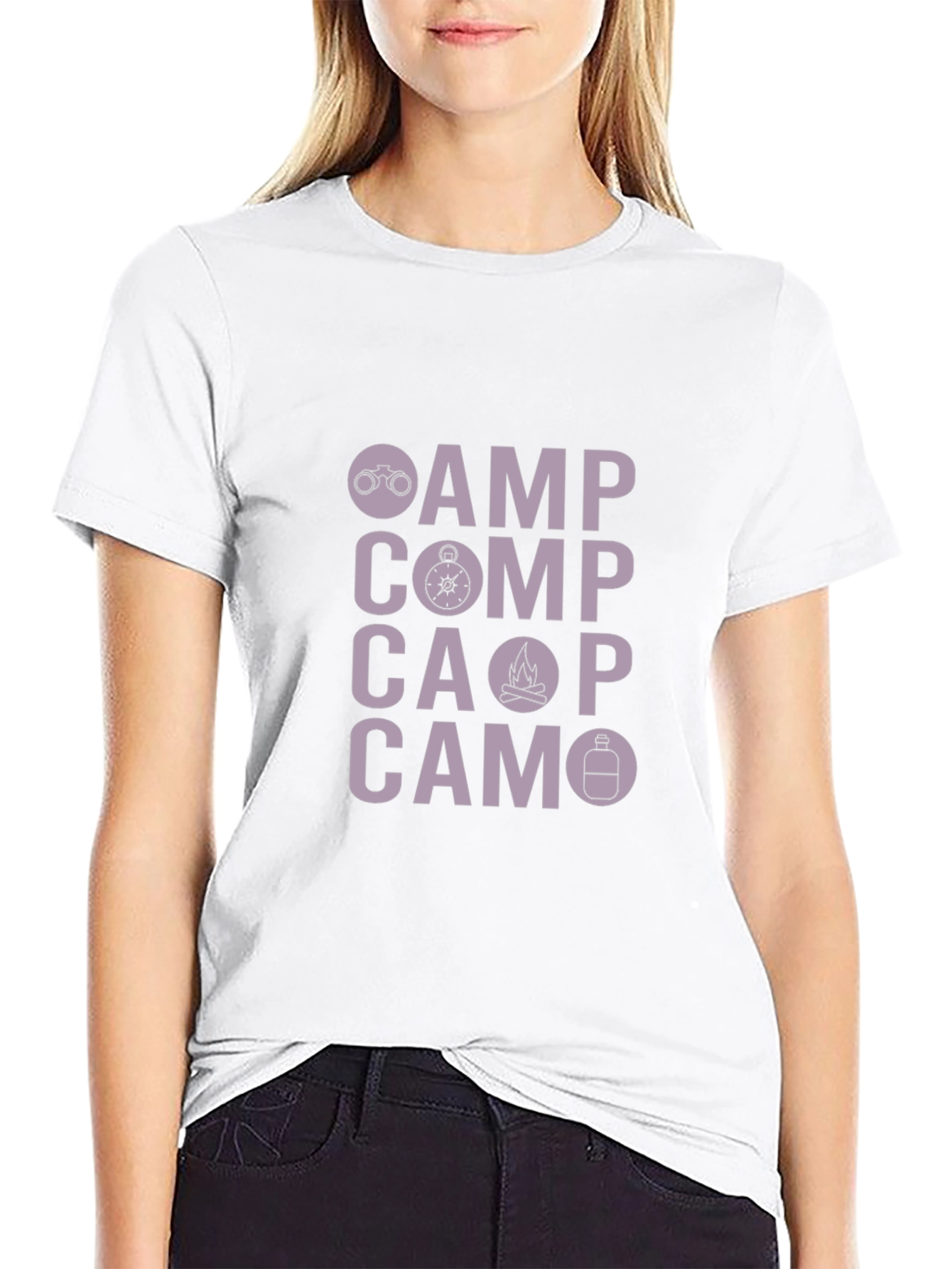 Camping Adventure T-Shirt - Camp Comp Caop Camo