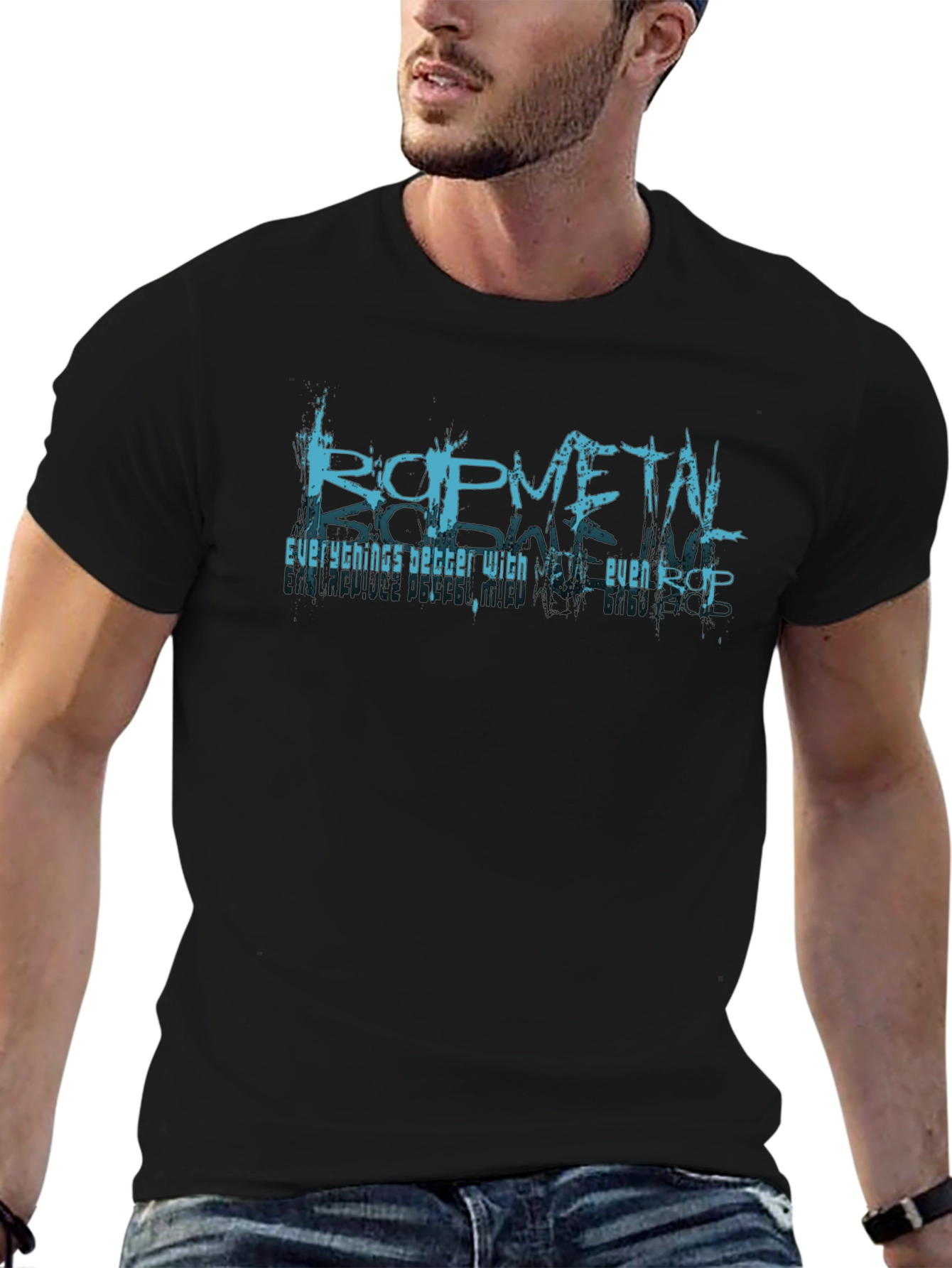Rop Metal Black T-Shirt