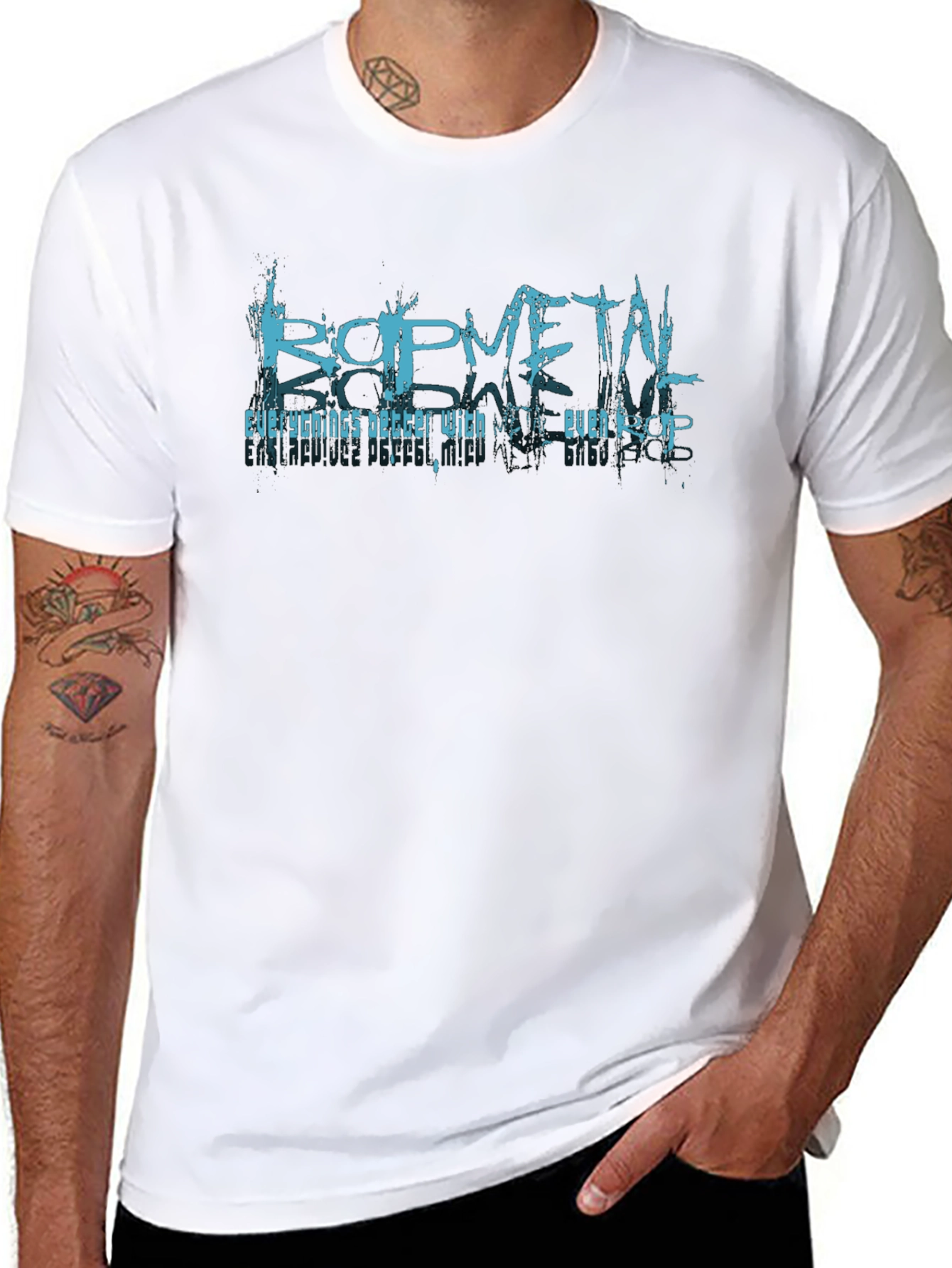 Rop Metal Black T-Shirt