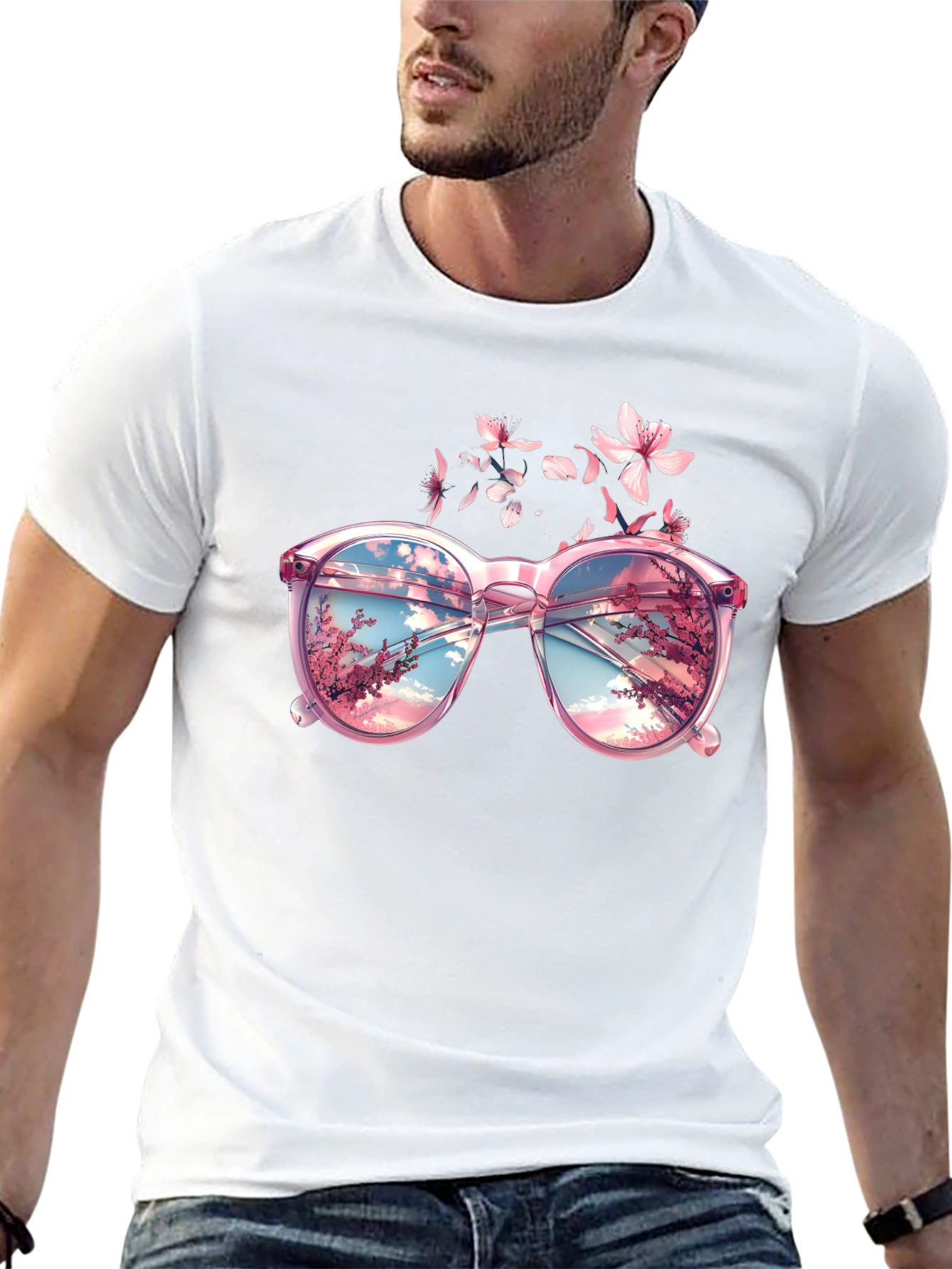 Floral Dream Sunglasses Graphic Tee
