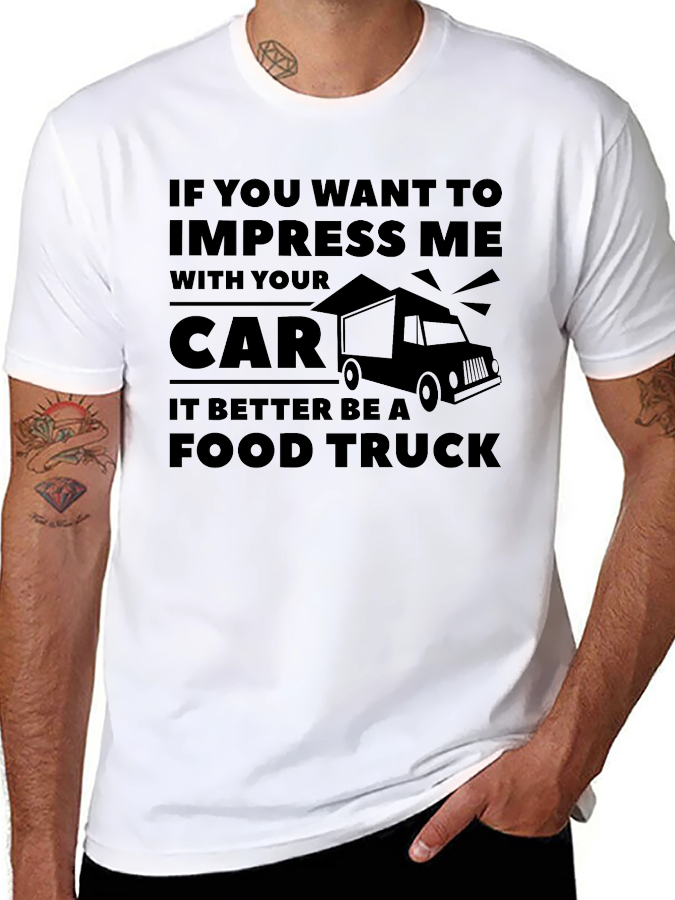 Food Truck Car Graphic T-Shirt