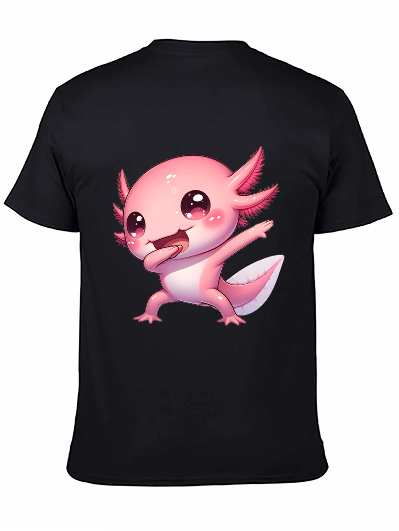 Cute Cartoon Axolotl Graphic Tee