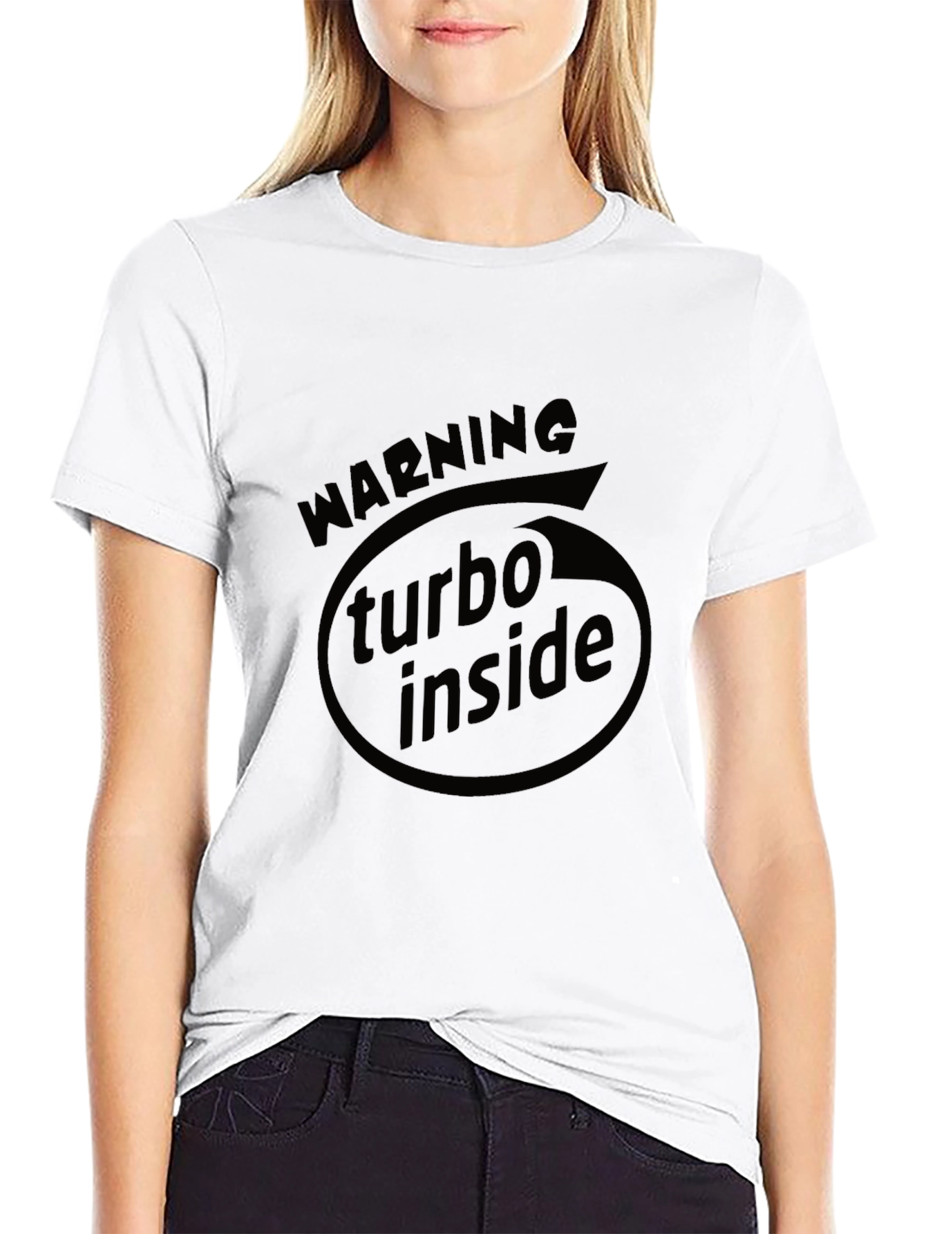 Turbo Inside Black Graphic Tee