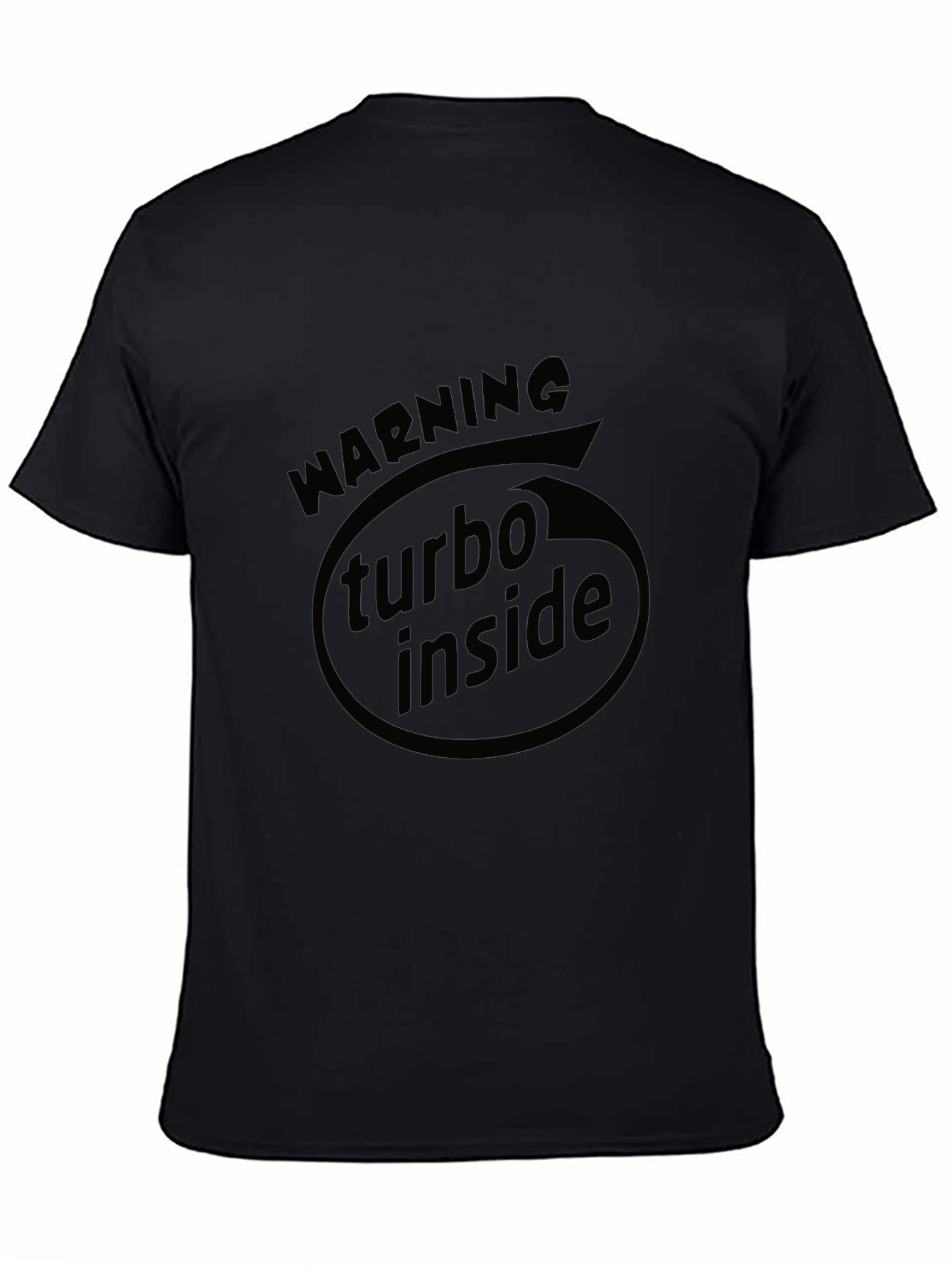 Turbo Inside Black Graphic Tee
