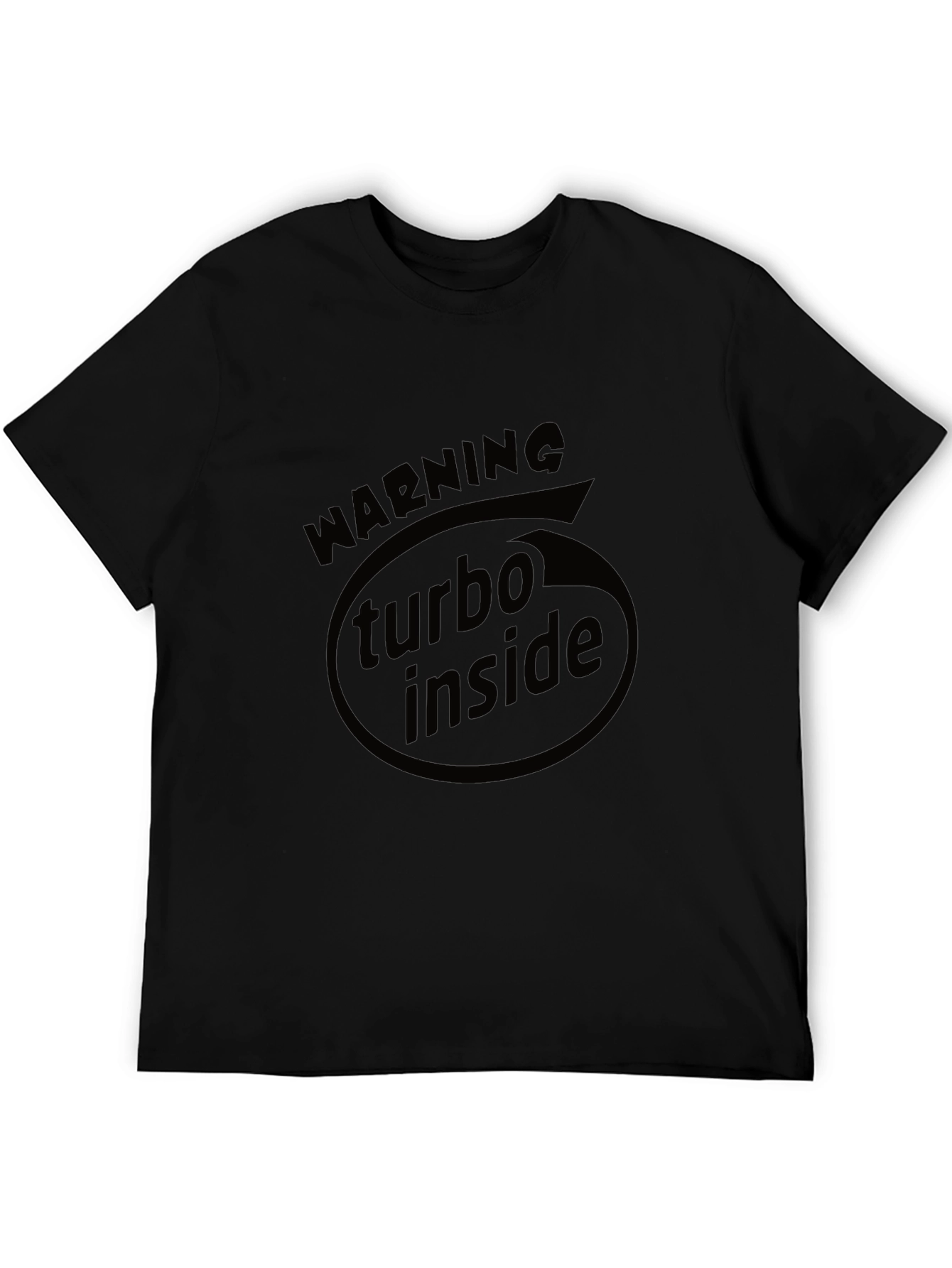 Turbo Inside Black Graphic Tee