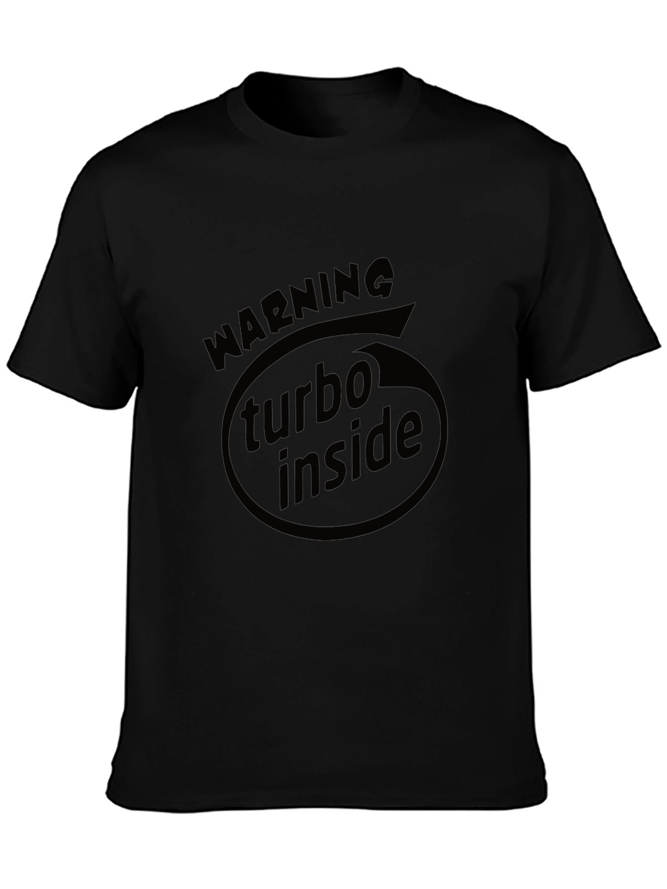 Turbo Inside Black Graphic Tee