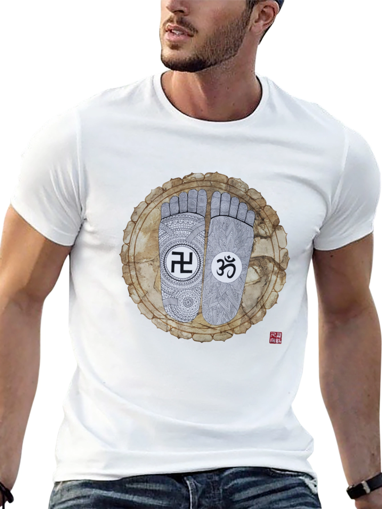 Spiritual Footprint Graphic Tee - Unisex