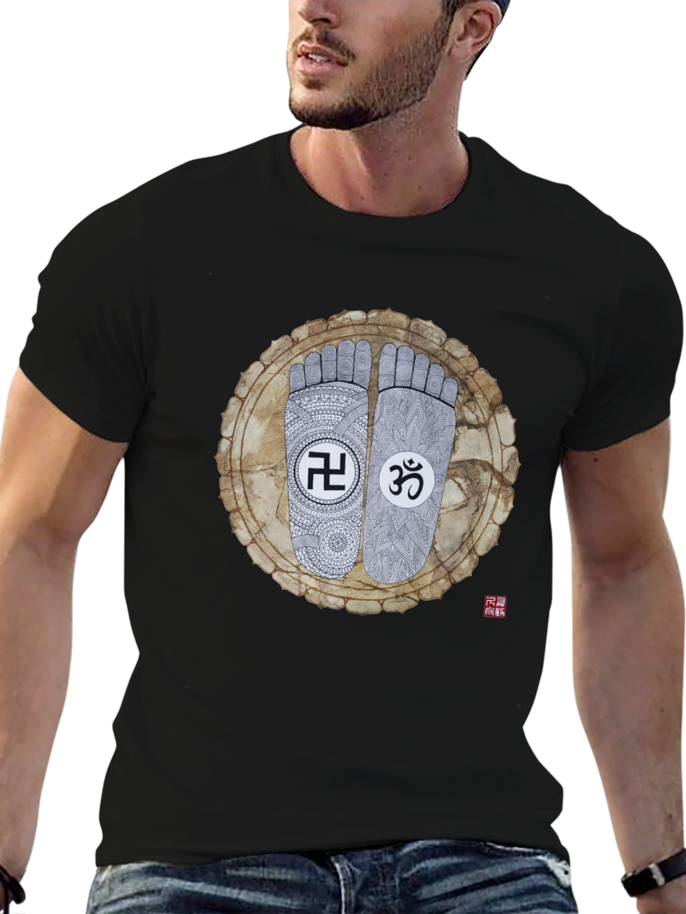 Spiritual Footprint Graphic Tee - Unisex