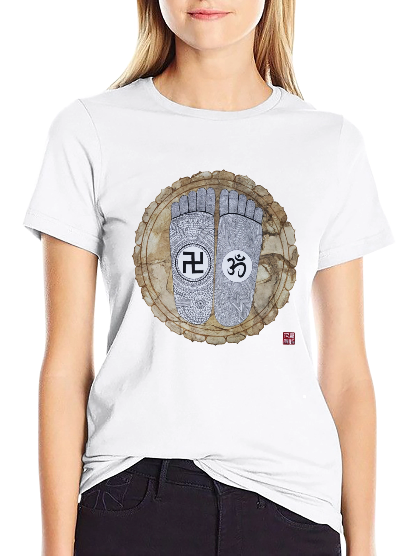 Spiritual Footprint Graphic Tee - Unisex