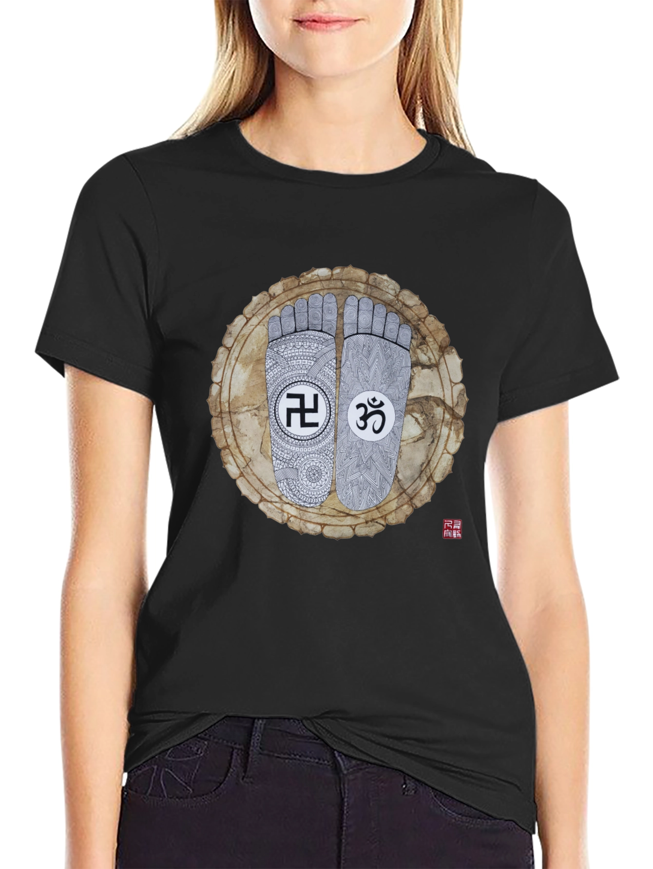 Spiritual Footprint Graphic Tee - Unisex