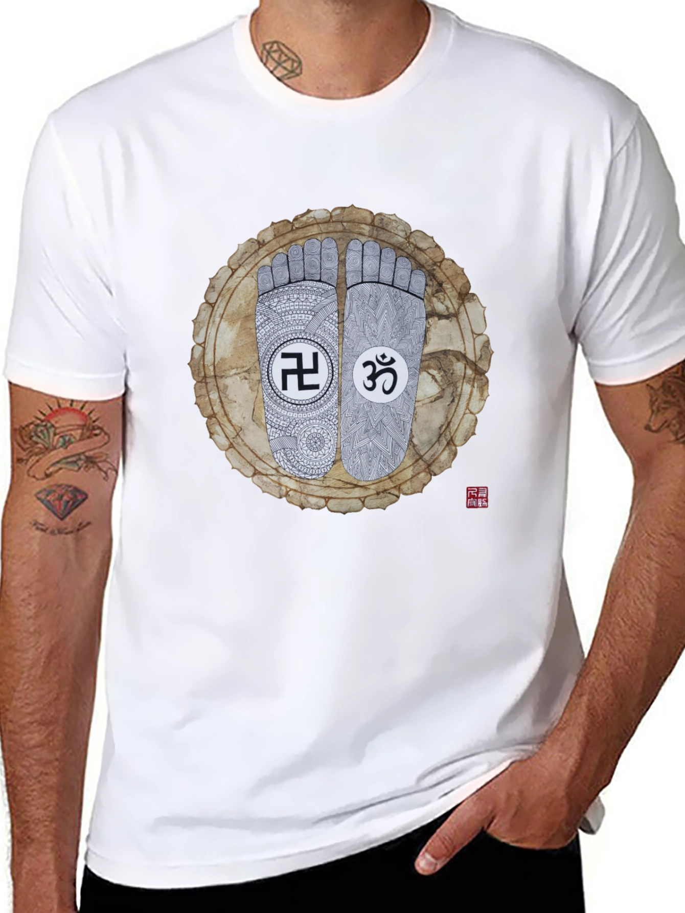 Spiritual Footprint Graphic Tee - Unisex