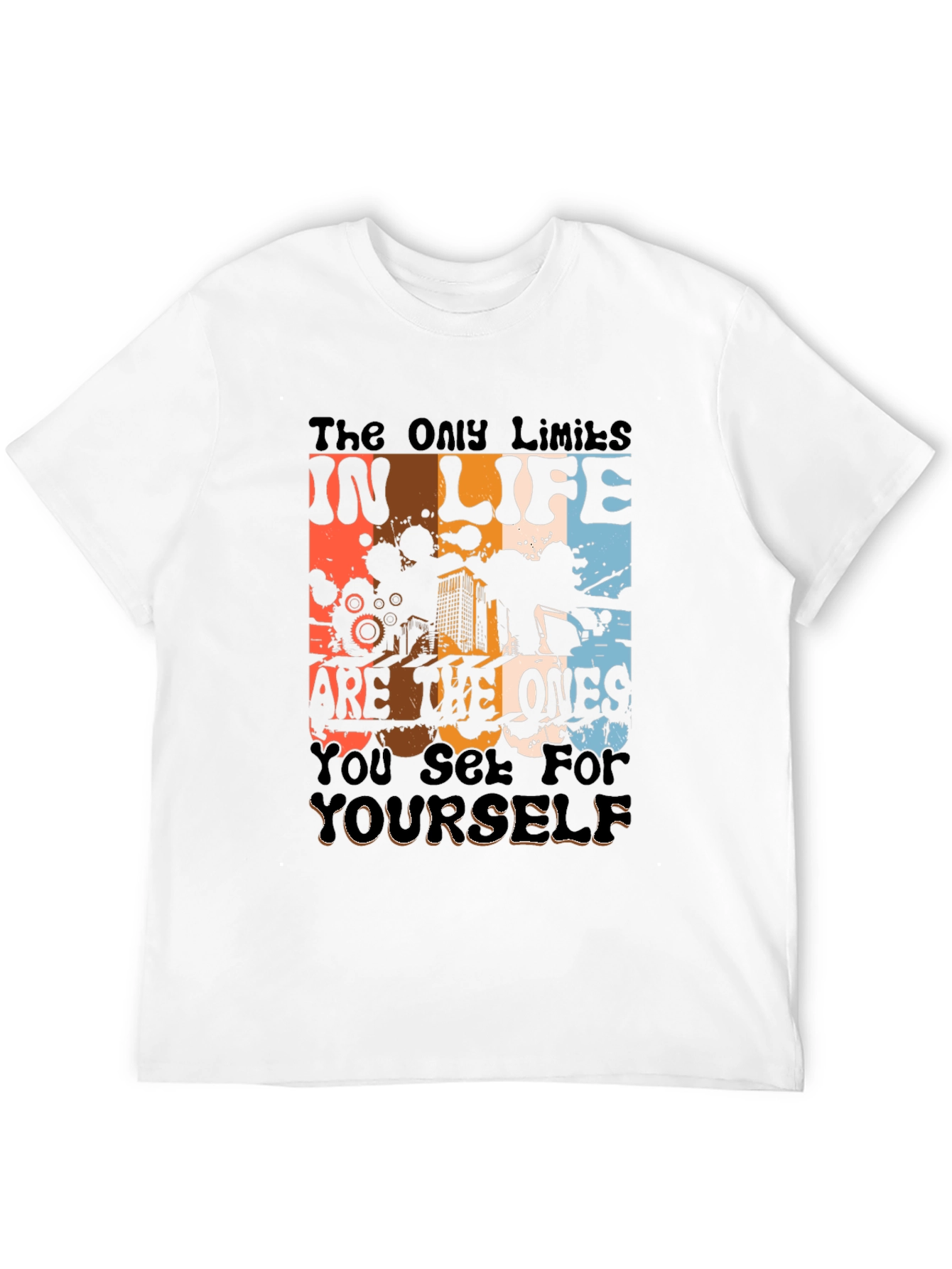 Motivational Black Graphic T-Shirt