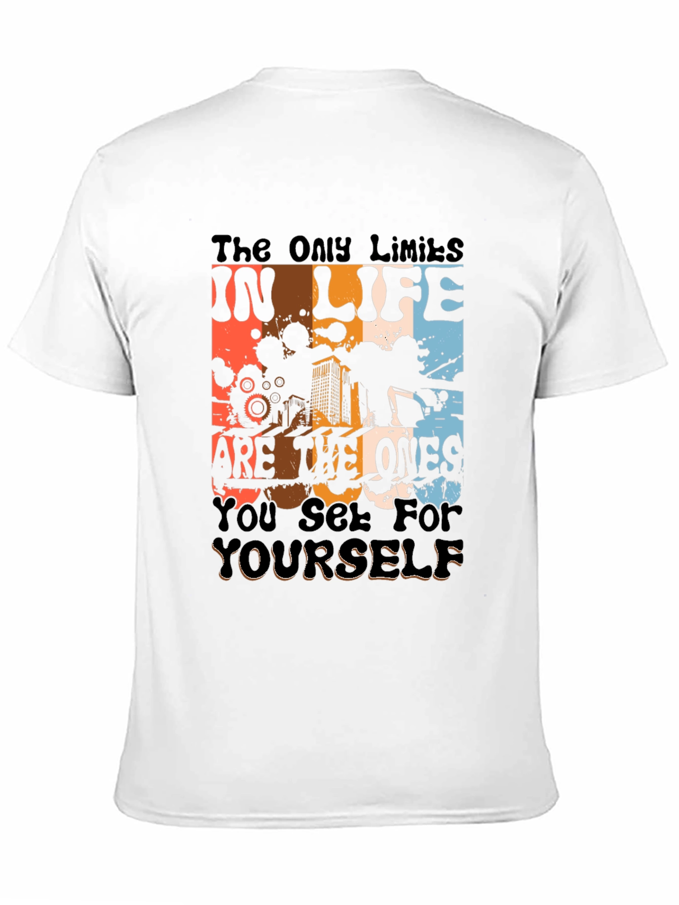 Motivational Black Graphic T-Shirt