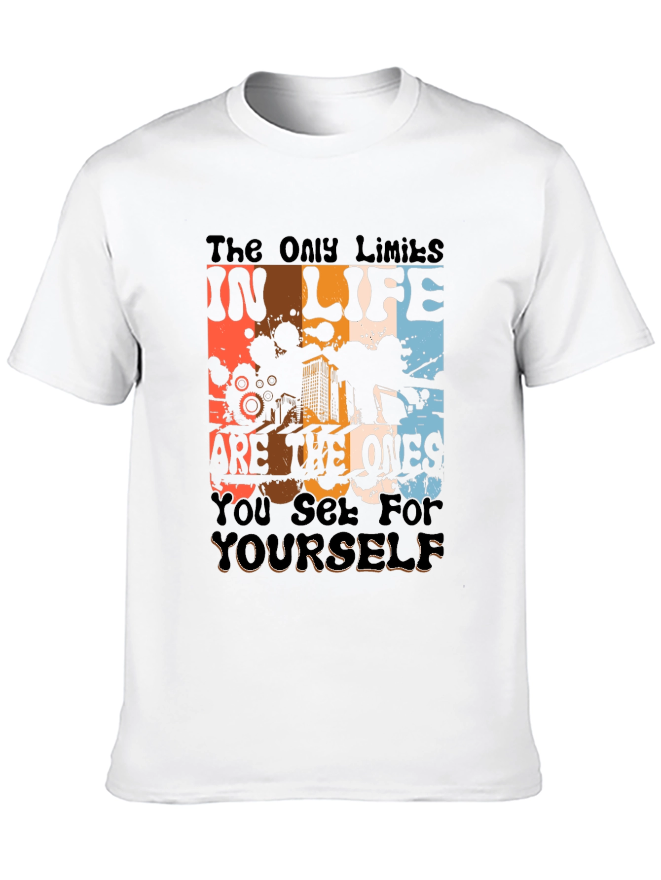 Motivational Black Graphic T-Shirt
