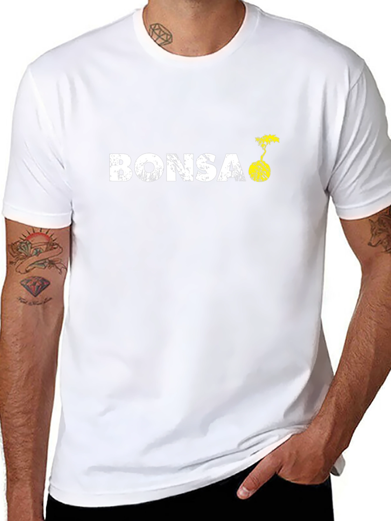 Bonsai Graphic Tee - Unique Design Comfortable Fit
