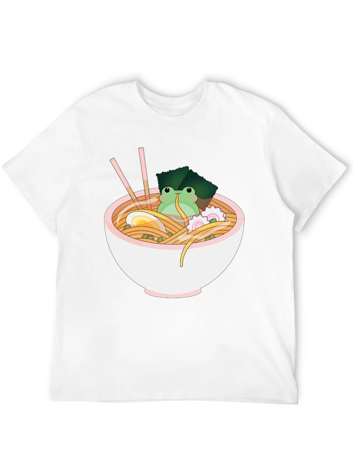 Ramen Frog T-Shirt - Quirky Anime Foodie Tee