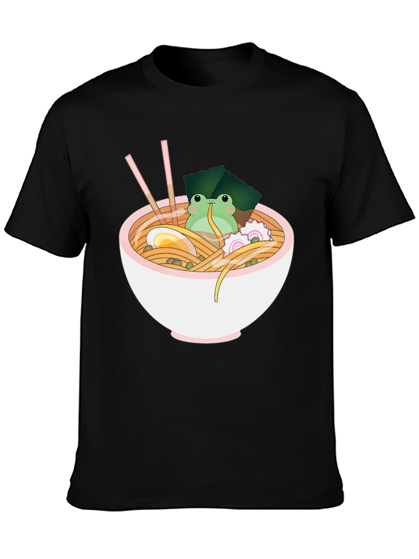 Ramen Frog T-Shirt - Quirky Anime Foodie Tee