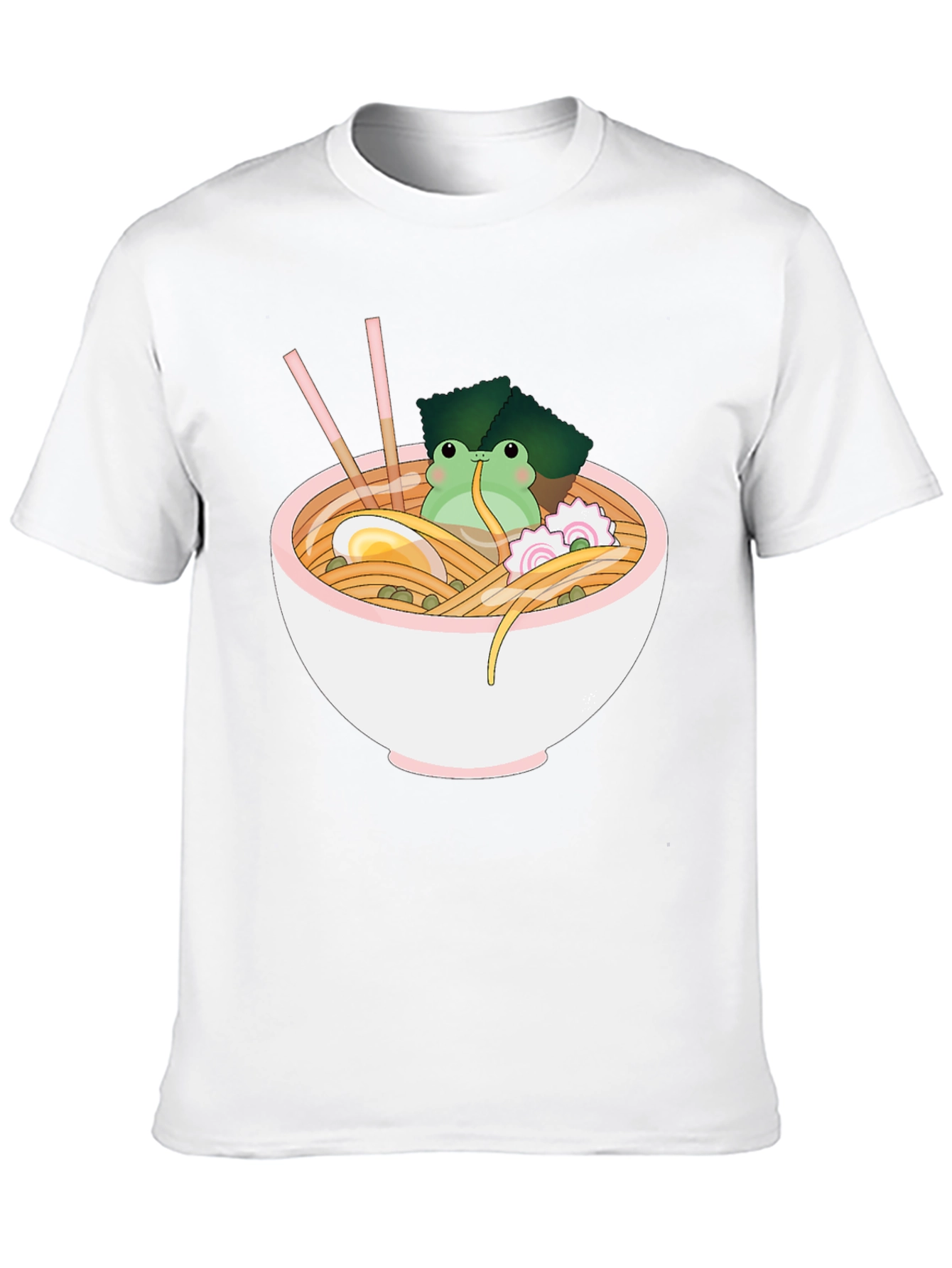 Ramen Frog T-Shirt - Quirky Anime Foodie Tee