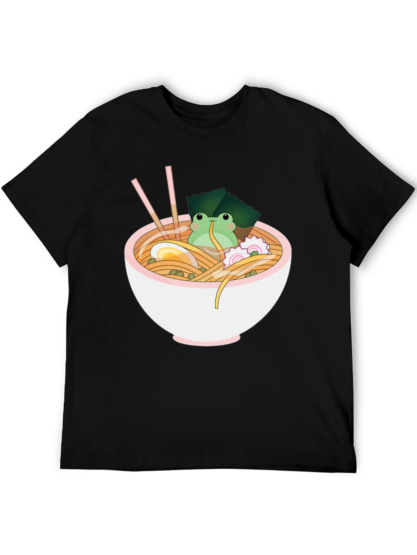 Ramen Frog T-Shirt - Quirky Anime Foodie Tee