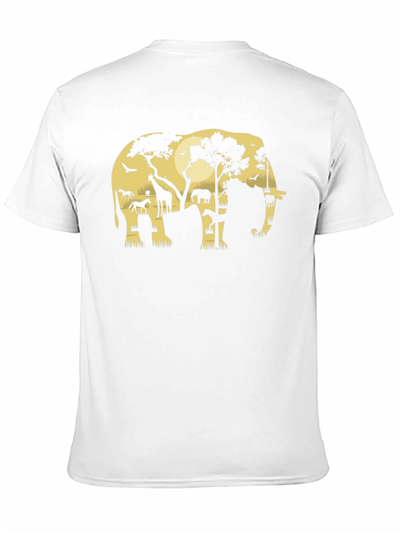 Safari Elephant Graphic T-Shirt