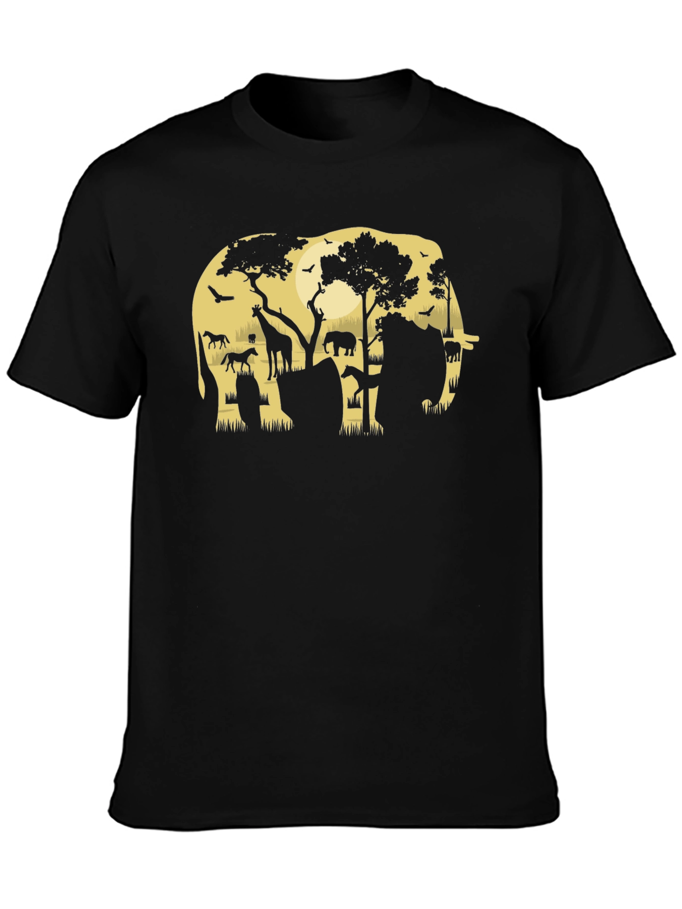 Safari Elephant Graphic T-Shirt