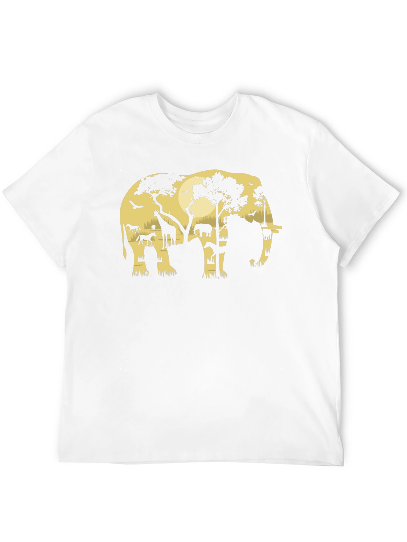 Safari Elephant Graphic T-Shirt