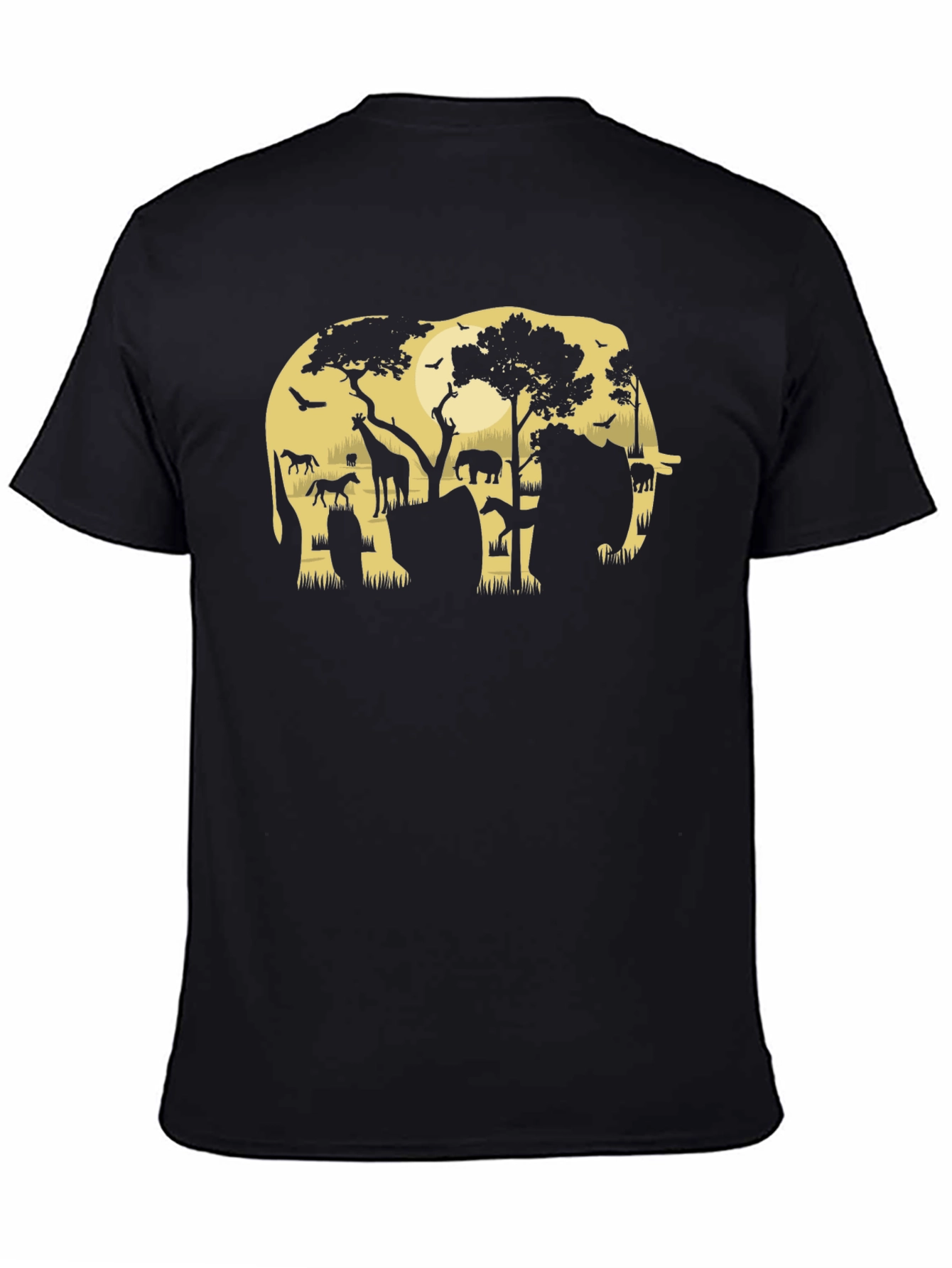 Safari Elephant Graphic T-Shirt