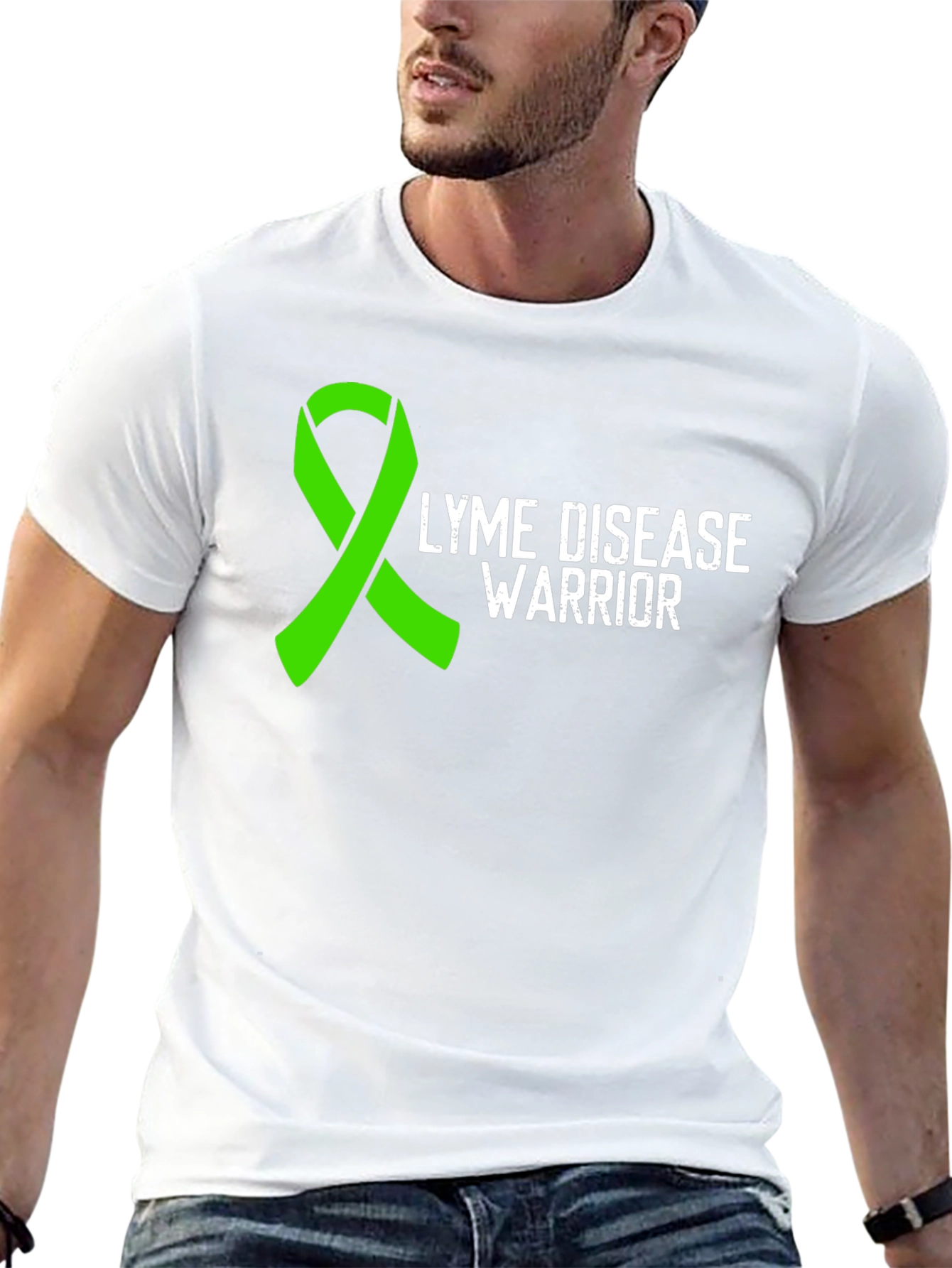 Lyme Disease Warrior T-Shirt - Awareness Ribbon
