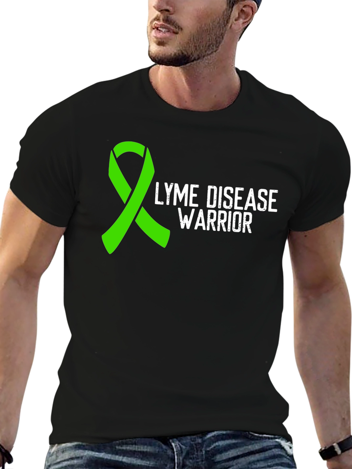 Lyme Disease Warrior T-Shirt - Awareness Ribbon