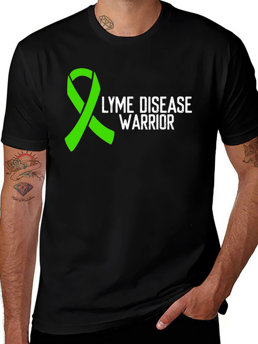 Lyme Disease Warrior T-Shirt - Awareness Ribbon