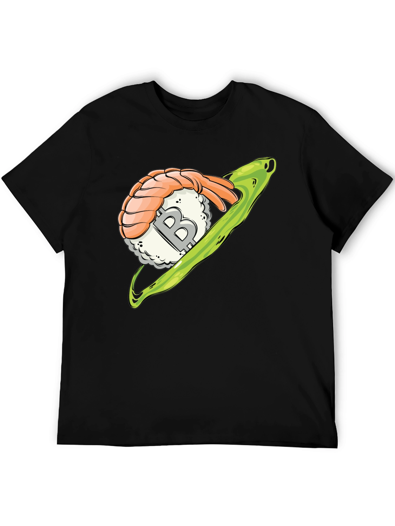 Sushi Bitcoin Black T-Shirt