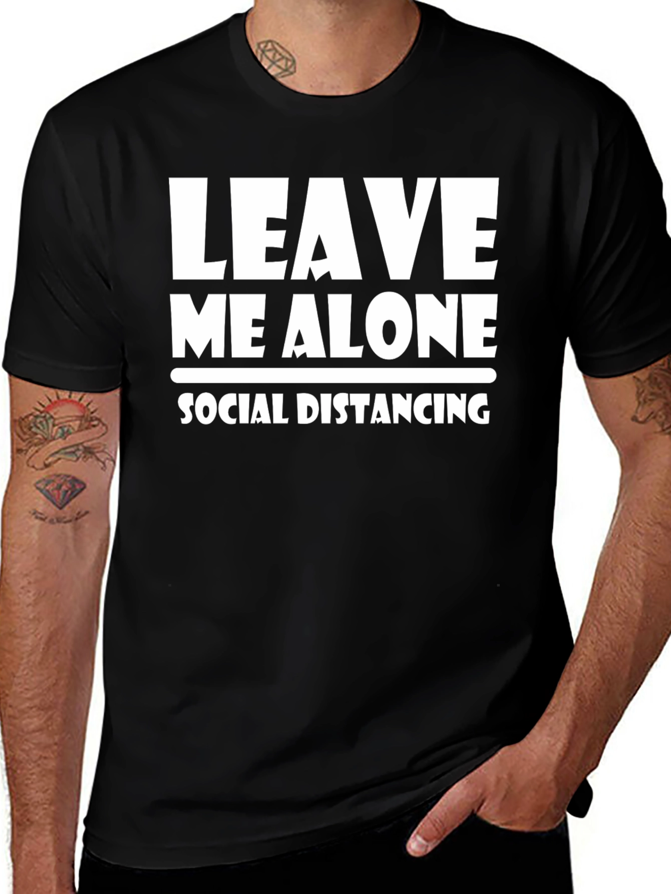 Leave Me Alone Social Distancing T-Shirt