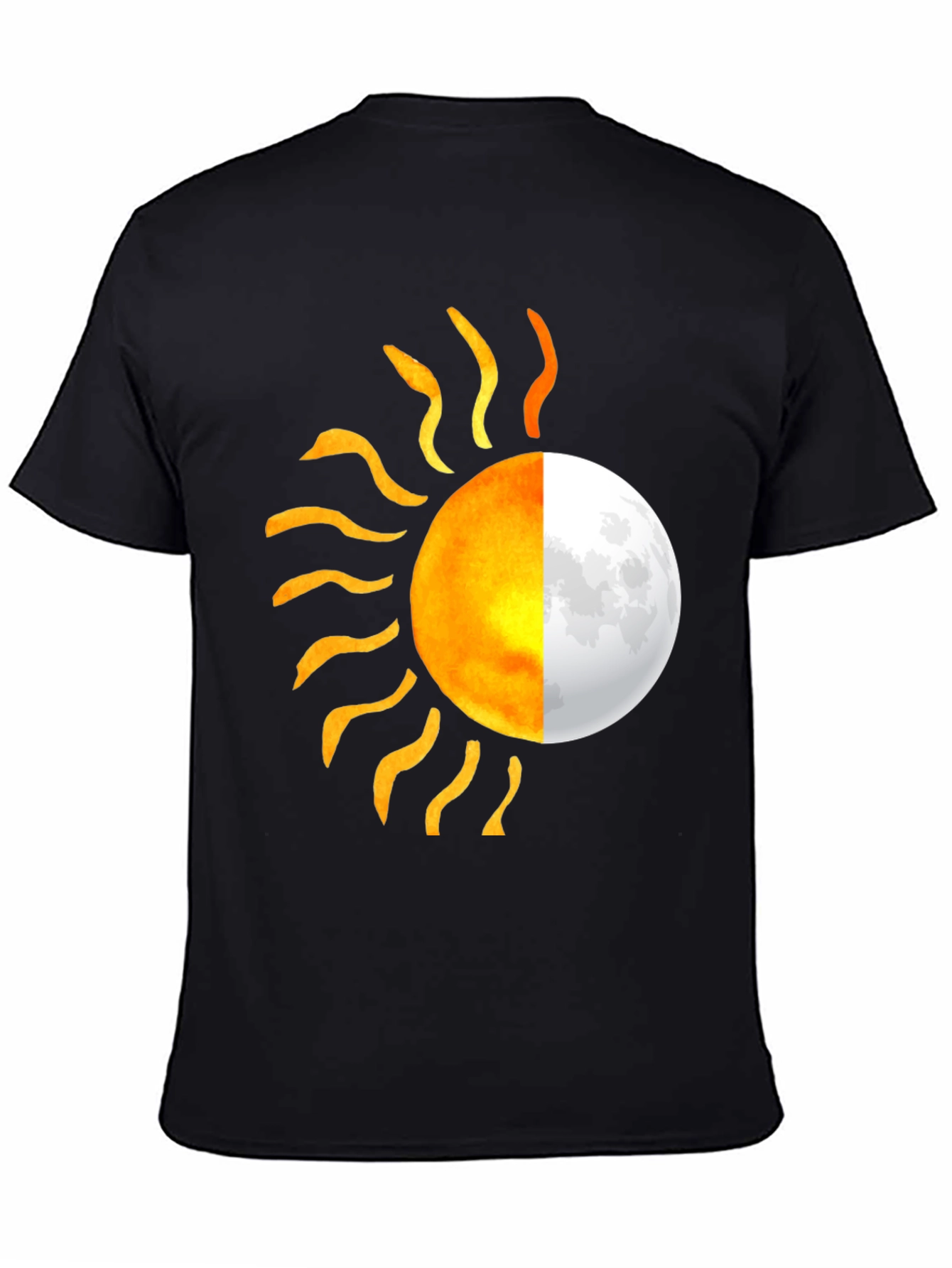Sun & Moon Graphic Tee - Unique Design