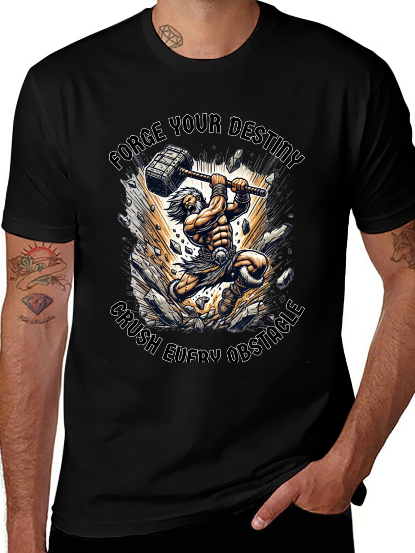 Forge Your Destiny Black T-Shirt