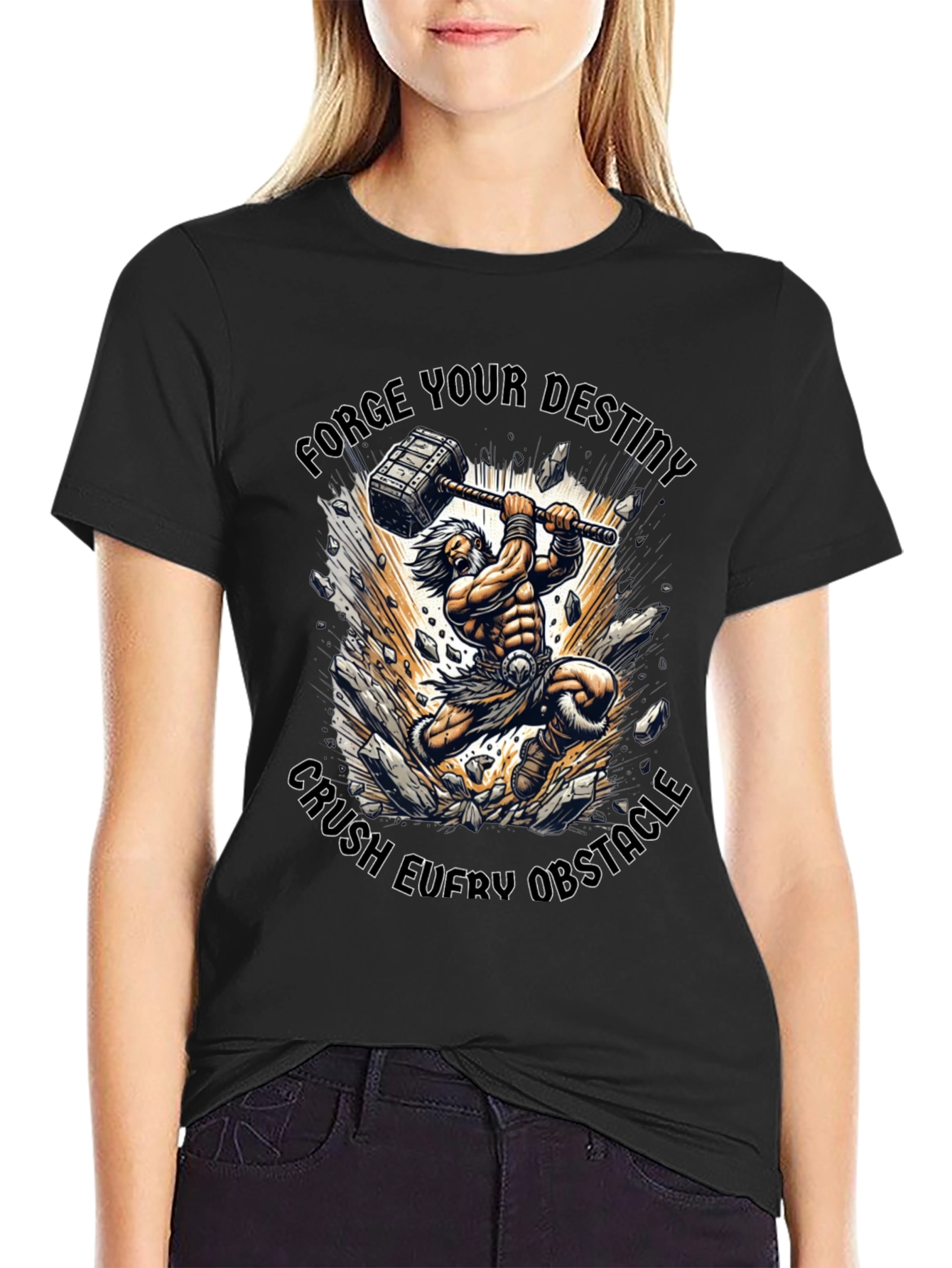 Forge Your Destiny Black T-Shirt