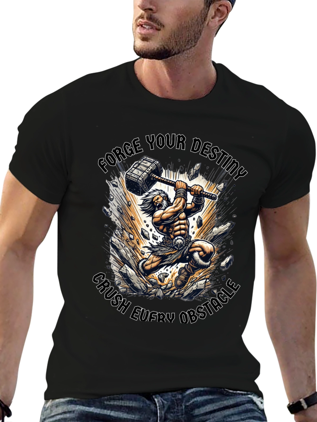 Forge Your Destiny Black T-Shirt