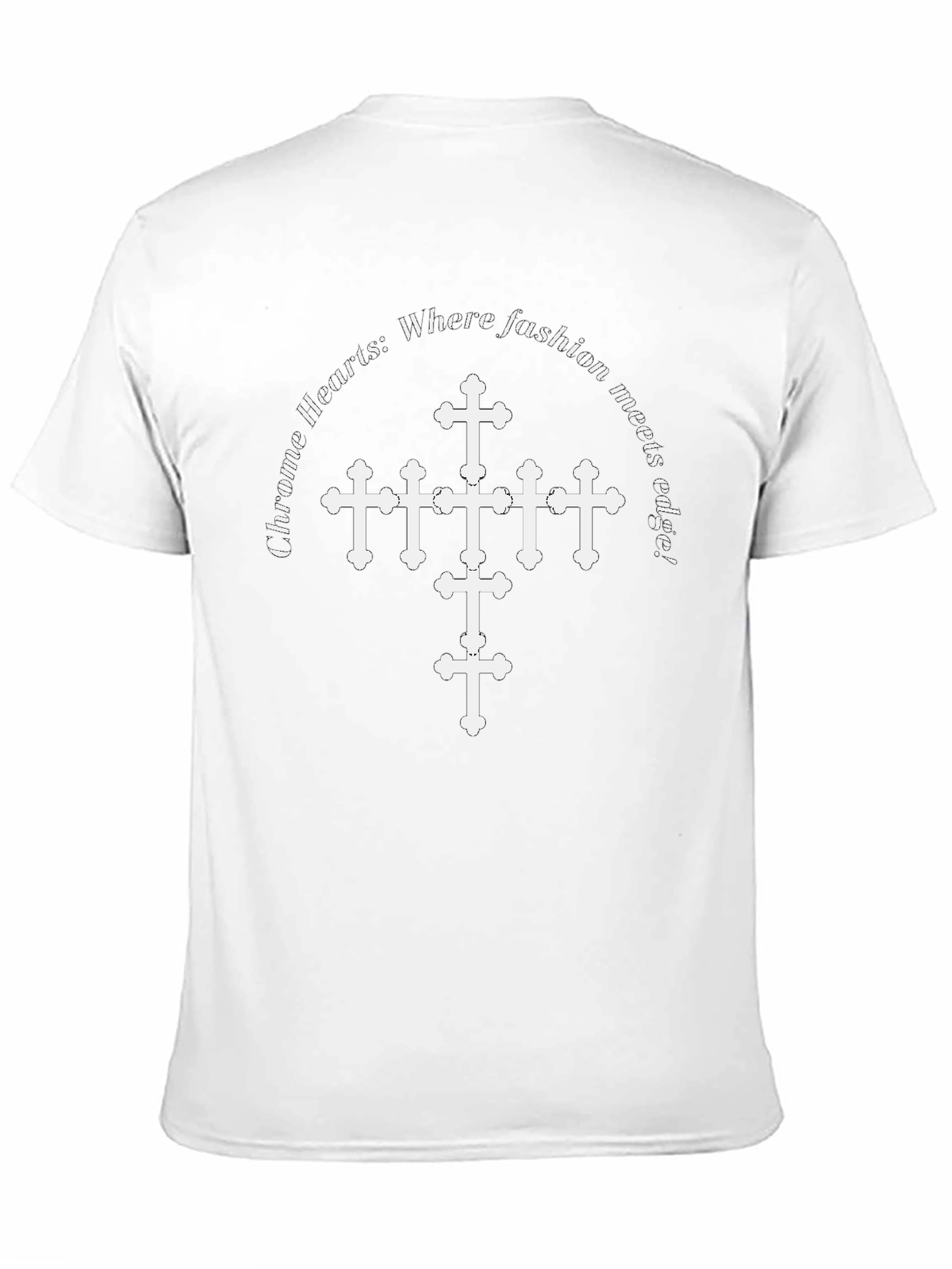 Chrome Hearts Style Graphic Tee - Fashion Meets Edge