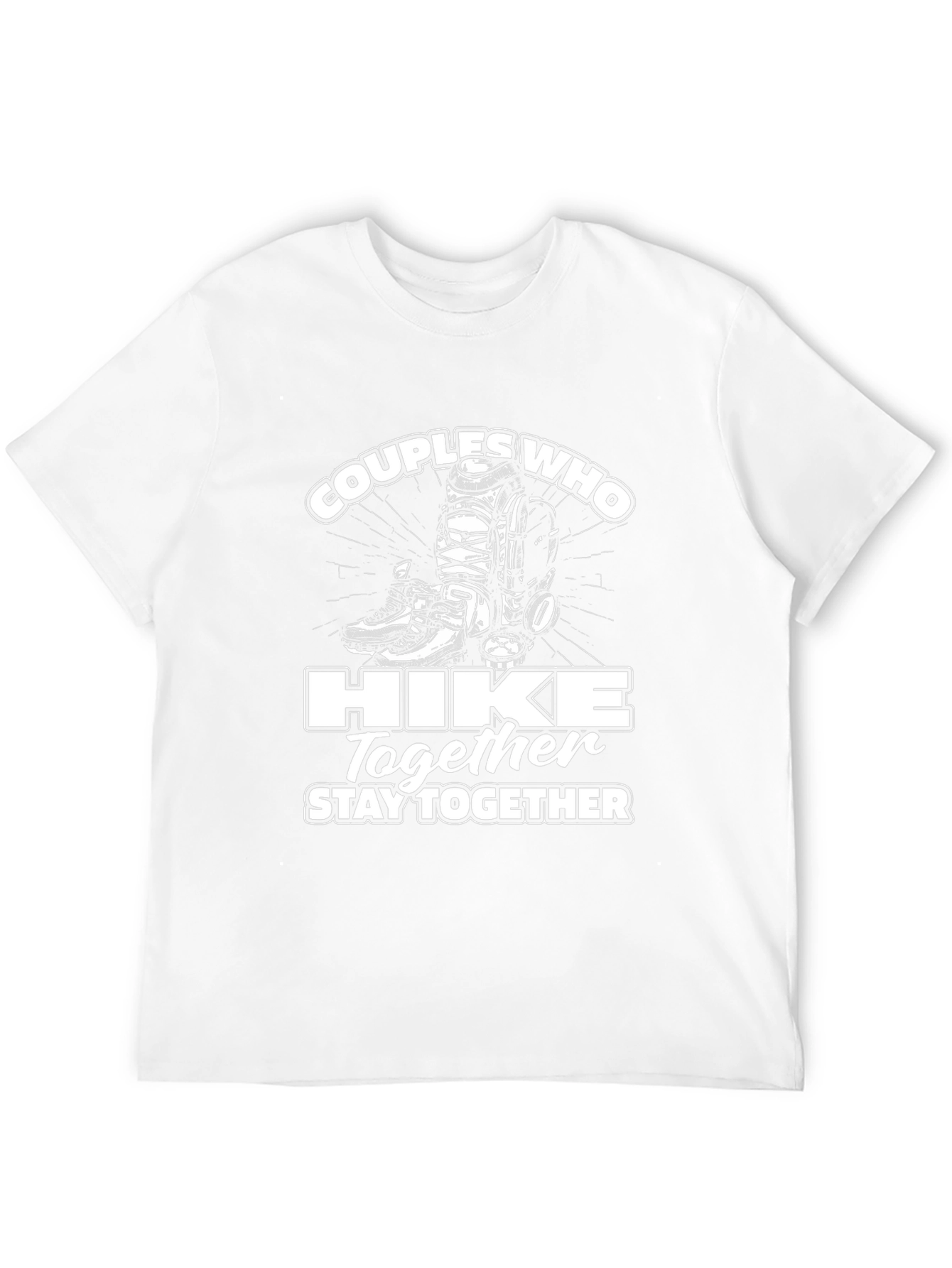 Couples Who Hike Together Graphic Tee