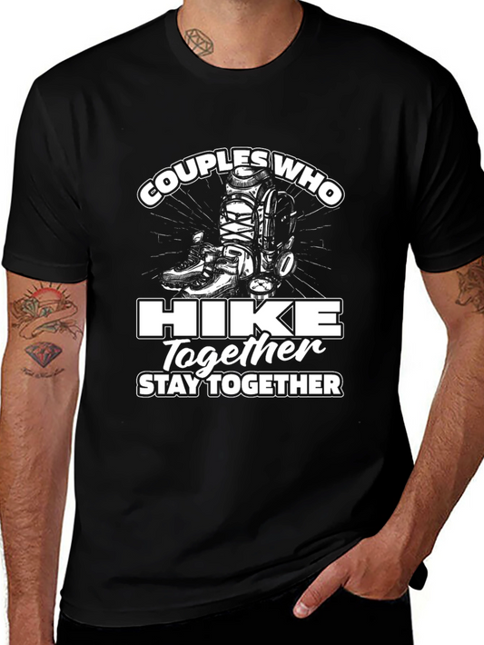 Couples Who Hike Together Graphic Tee