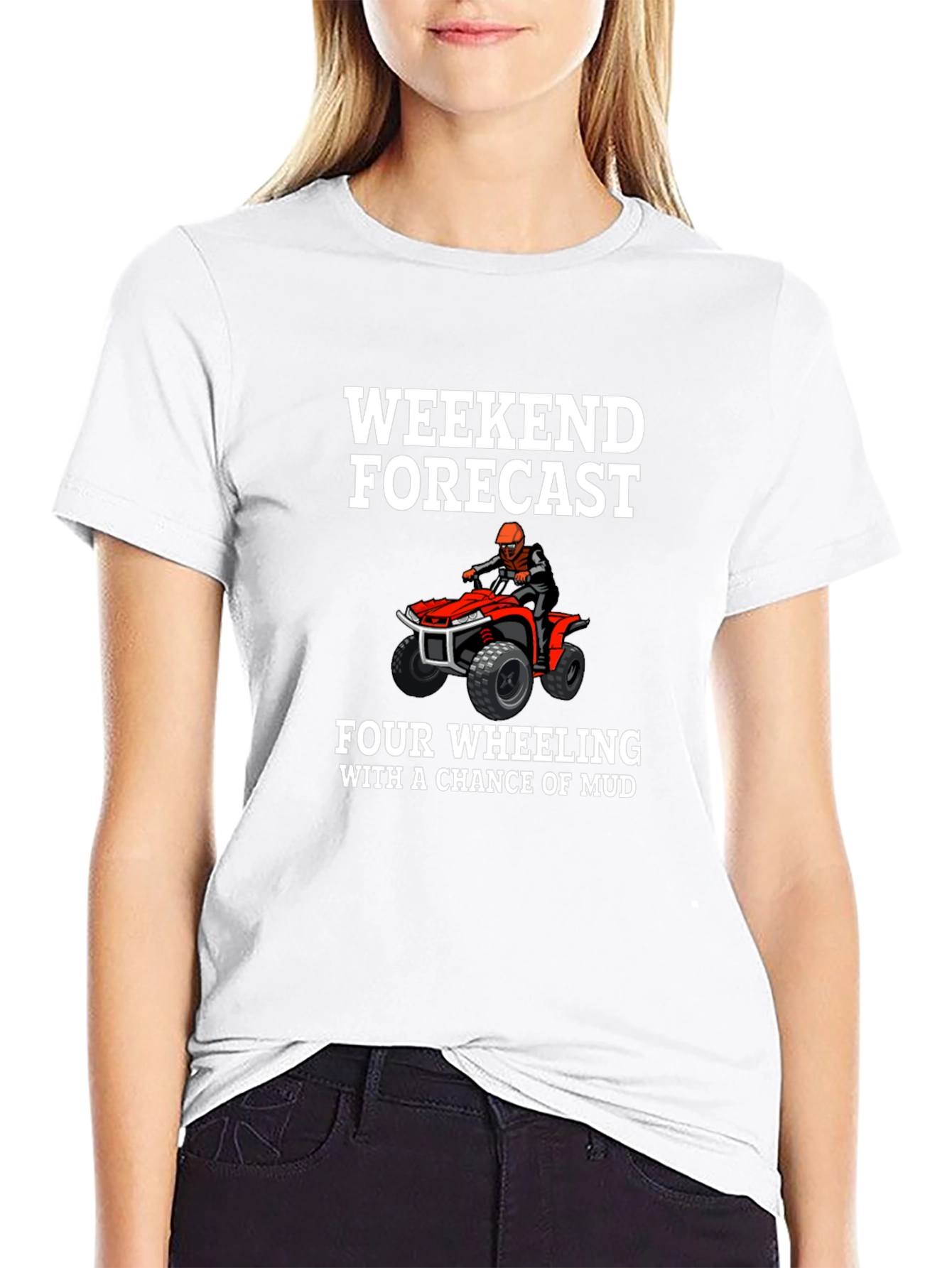 Weekend Forecast Four Wheeling T-Shirt