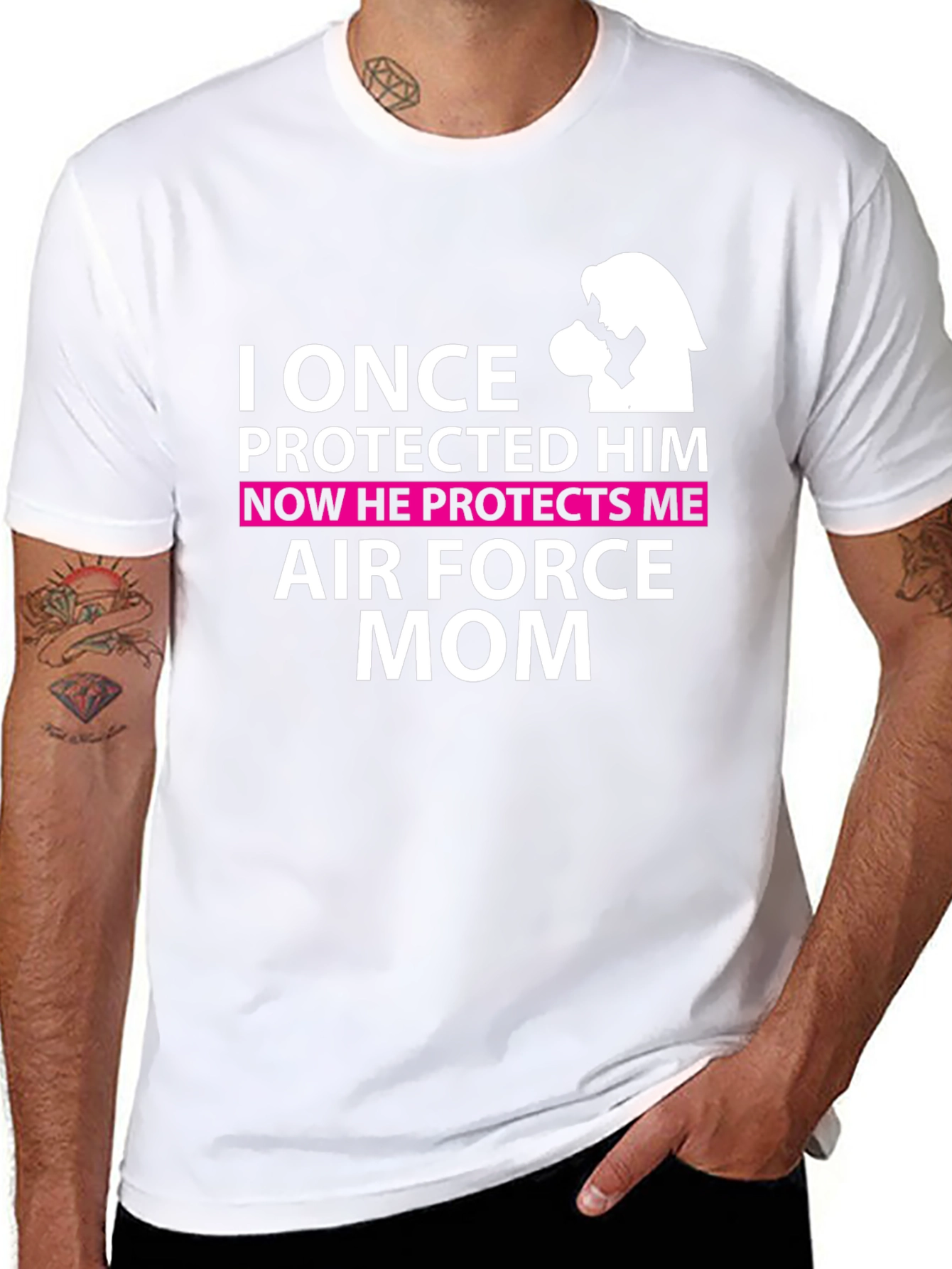 Air Force Mom Graphic T-Shirt